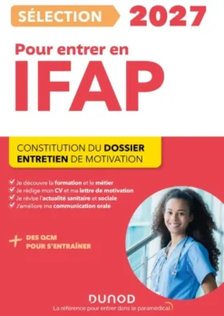 Sélection IFAP 2027 pour entrer en école d'auxiliaire de puériculture