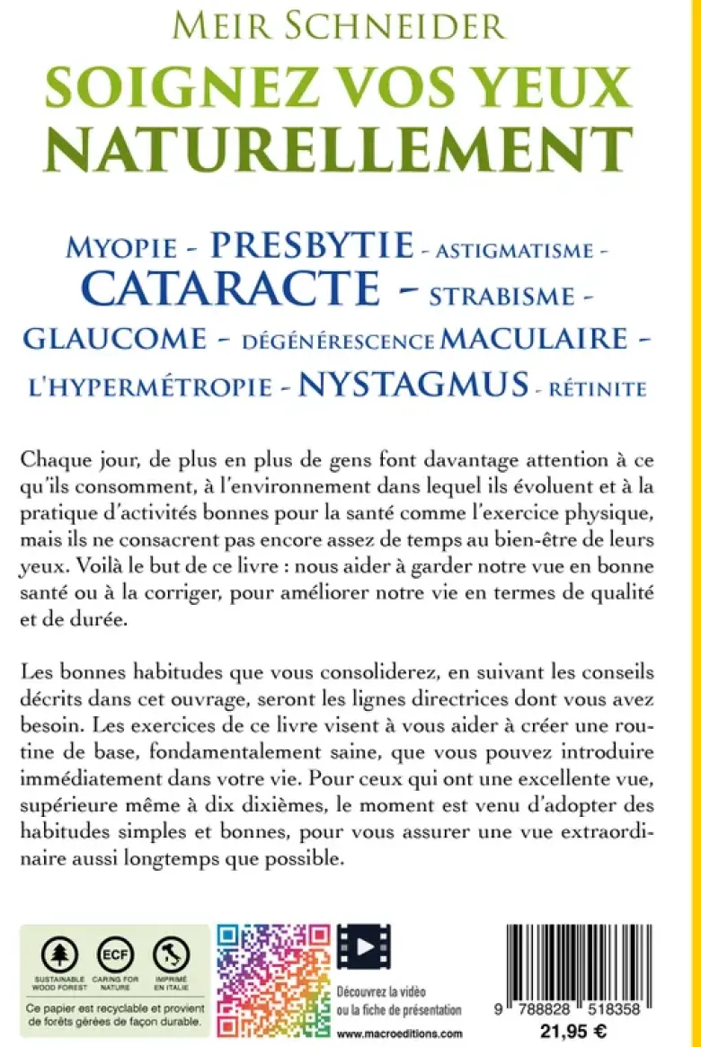 Soignez vos yeux naturellement