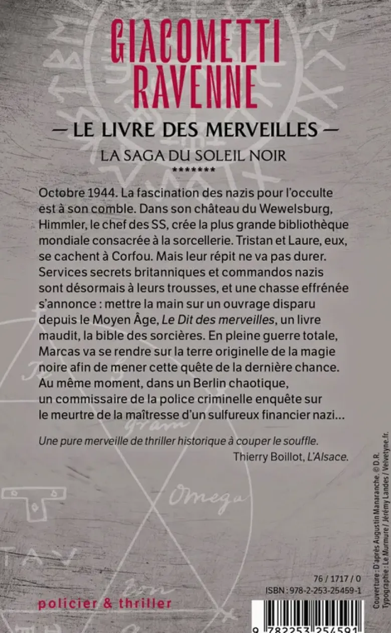 Soleil noirLe Livre des merveilles