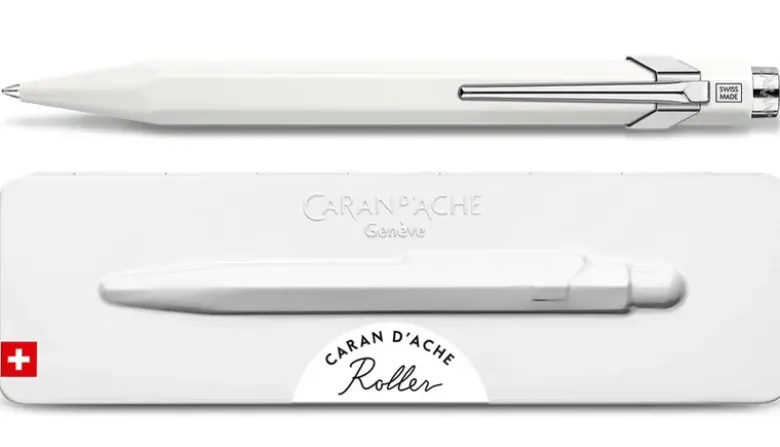 Stylo roller Blanc