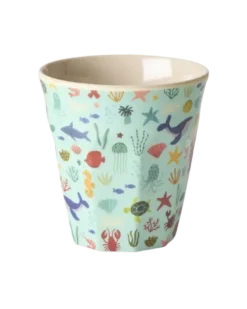 Tasse en Mélamine Imprimé Bleu Océan