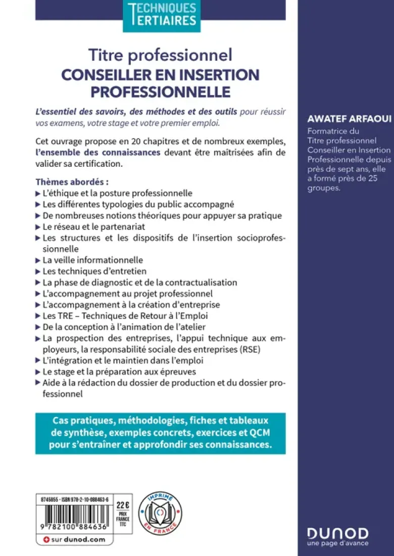 Titre professionnel Conseiller en insertion professionnelle
