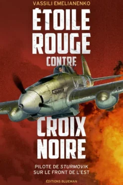 Étoile rouge contre croix noire