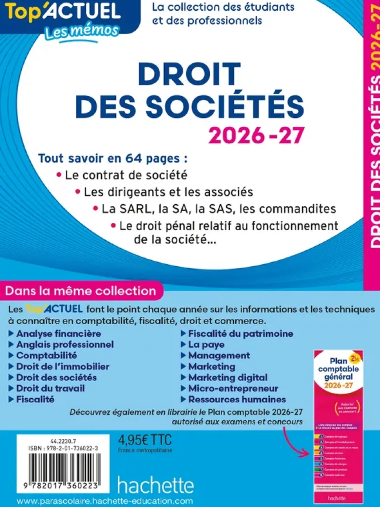 Top'Actuel Droit des sociétés 2026-2027
