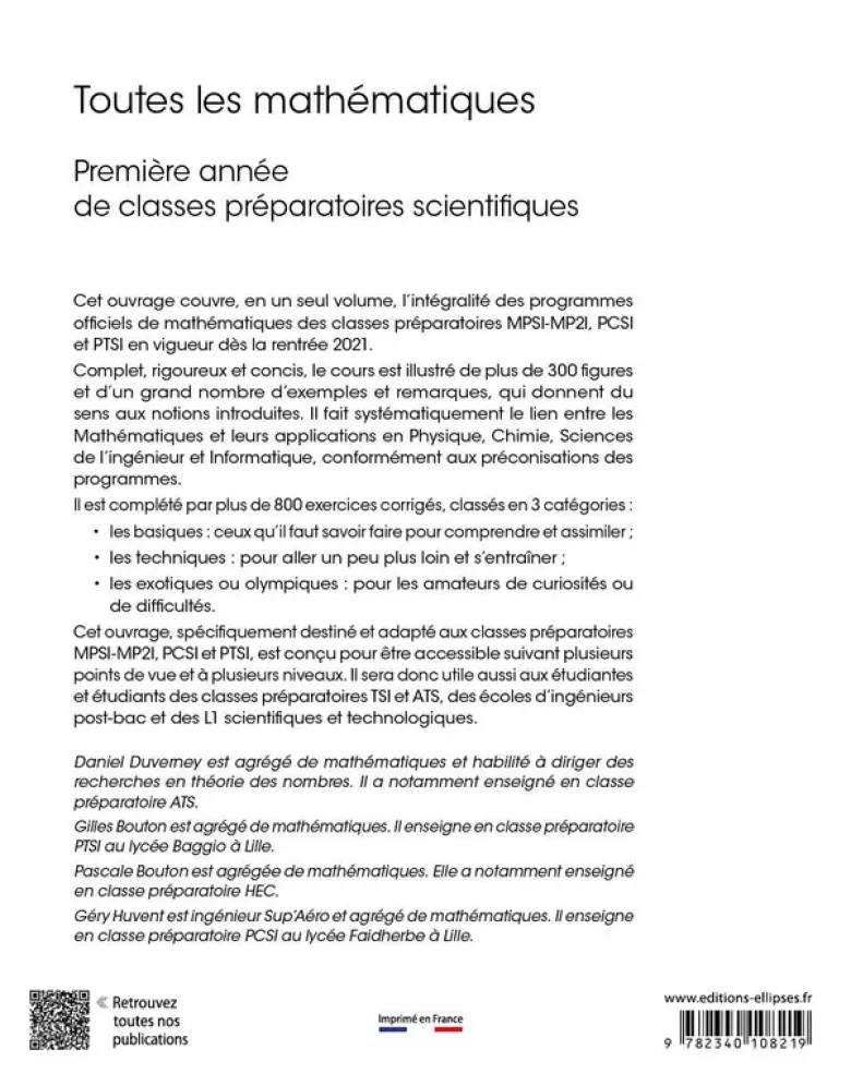 Toutes les mathématiques