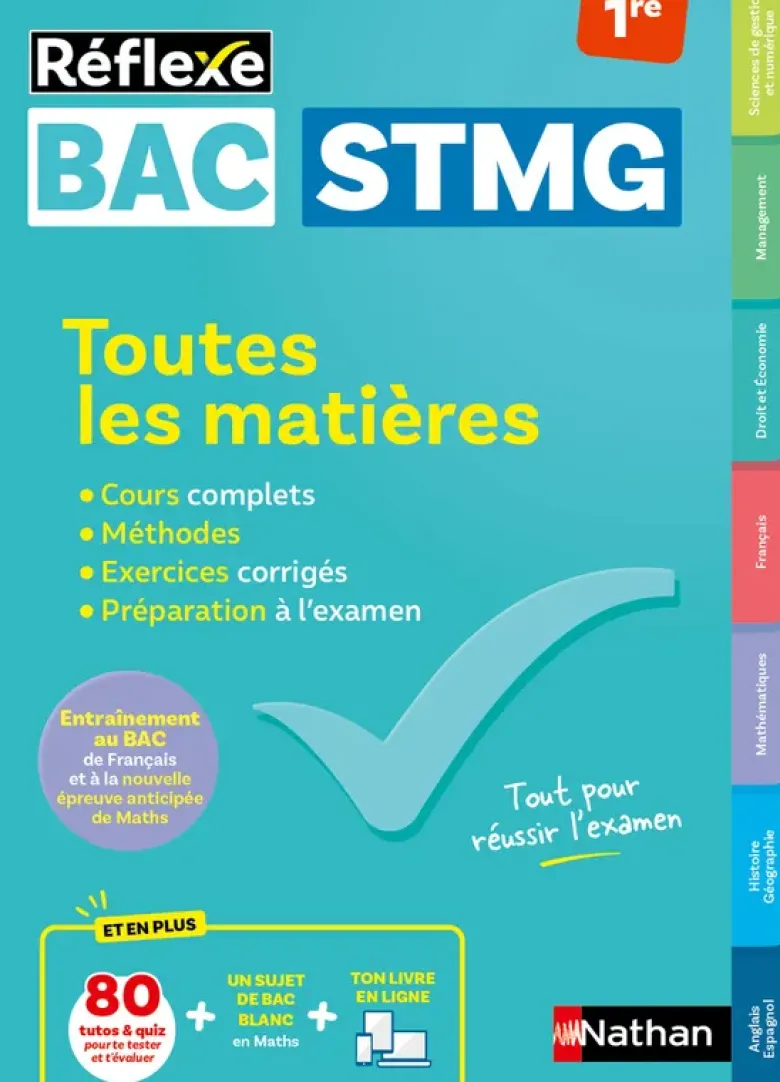 Toutes les matières Bac STMG Première - Réflexe - N° 23