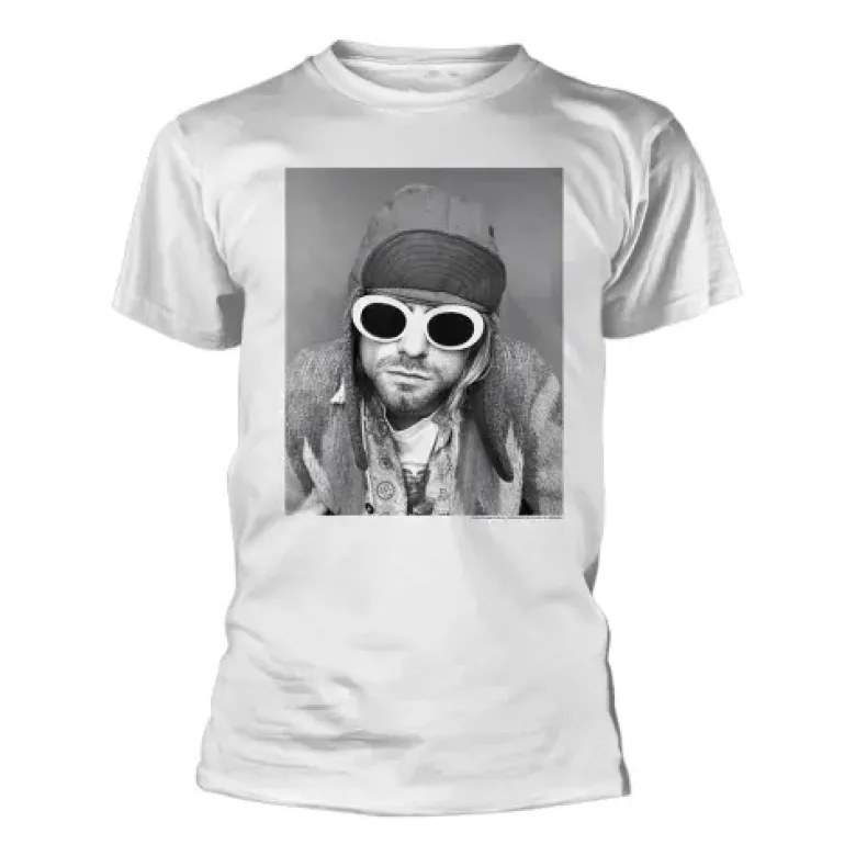 T-shirt Kurt Cobain Sunglasses Photo - M