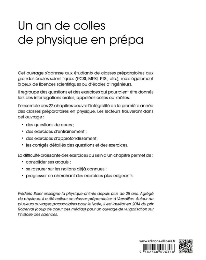Un an de colles de physique en prépa