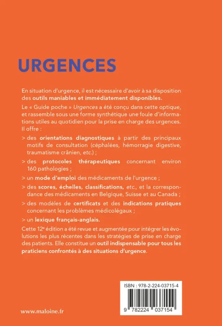 Urgences 2025, 12e éd.