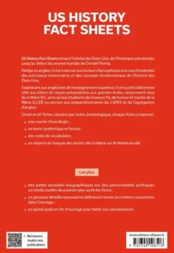 US History Fact Sheets - Histoire des Etats-Unis en fiches