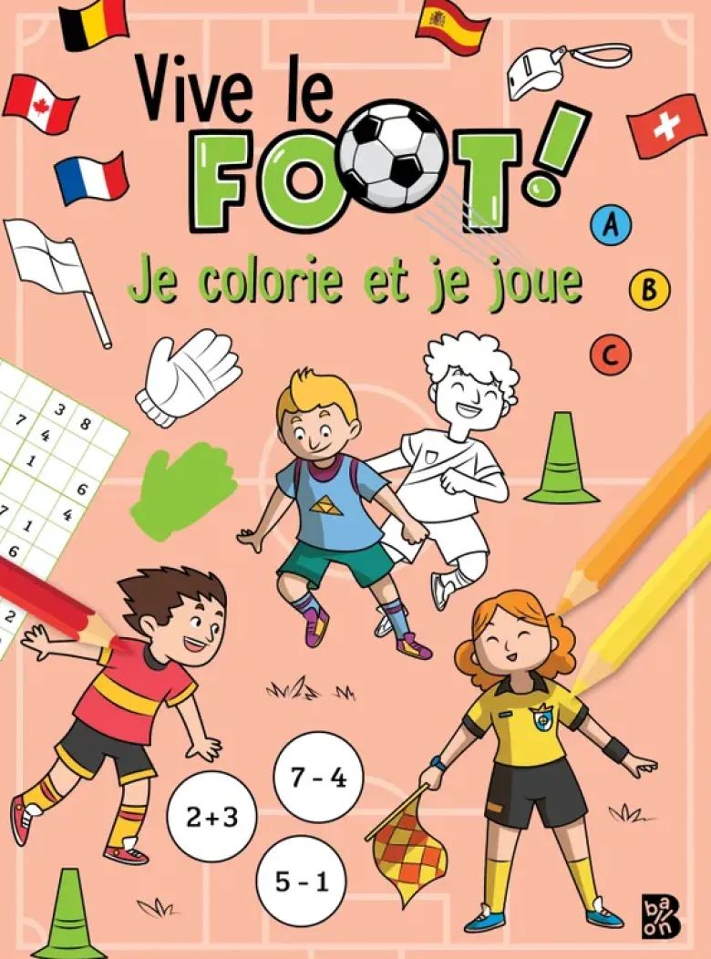 Vive le foot - Je colorie et je joue
